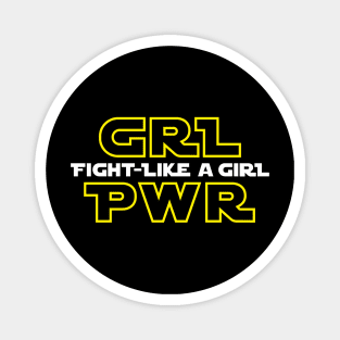 Cool Tees Girl Power Women's Geek Magnet